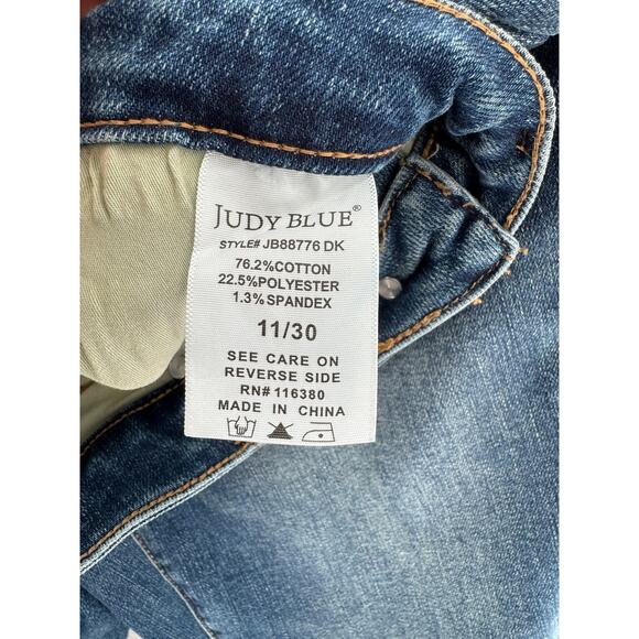 Judy Blue Slim Fit High Rise Tummy Control Jeans 11 30 Sculpting Denim - Picture 9 of 13